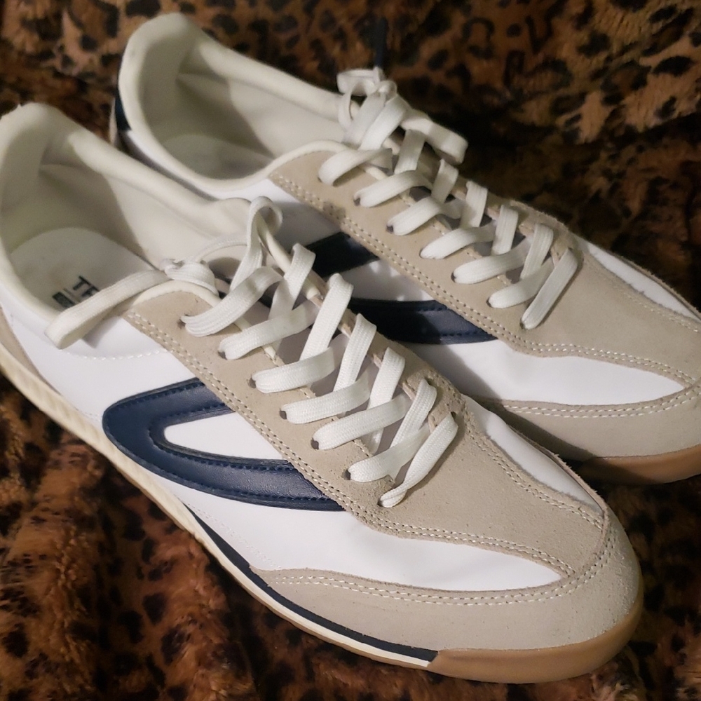 RETRO Tretorns Women's Kristine Navy/White Sz 10